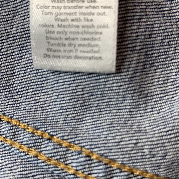 Simple Joys by Carter's Toddler Girls' Denim Jacket 24M - Picture 14 of 15